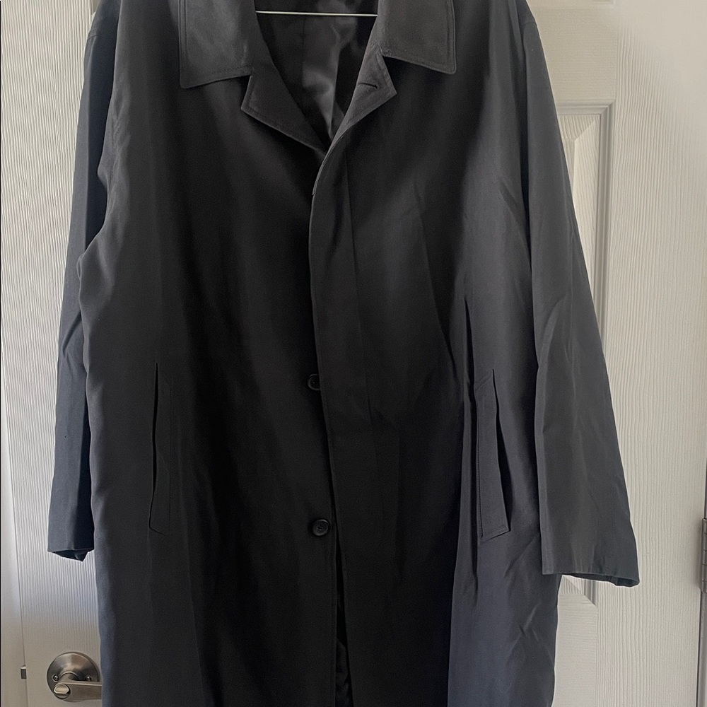 Mens raincoat, Size L, Black